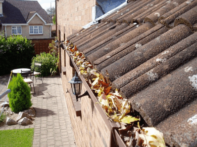 Blocked Gutters roof