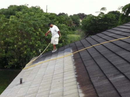 Chemicals Are Used To Clean Roofs